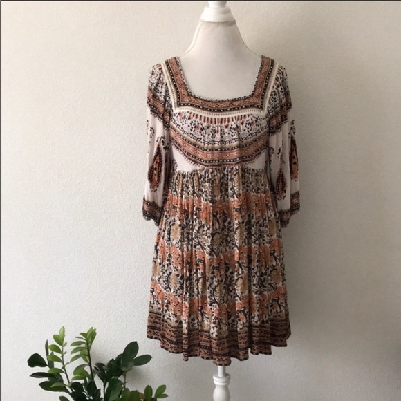 Free people open back boho tunic - Picture 3 of 5